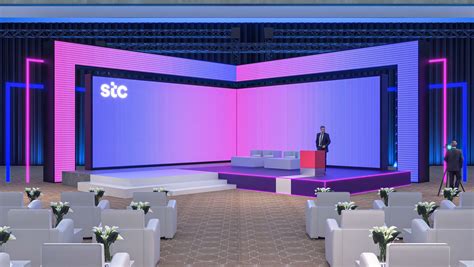 "STC Alicloud" Stand Design Event :: Behance | Event booth design, Corporate event design, Stage ...