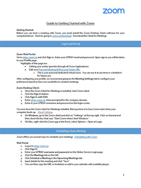 Image result for Zoom Interface Quick Start Guide