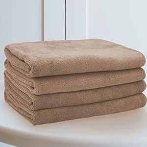 Sassoon Highly Absorbent Microfiber Cleaning Cloth in 450 GSM (4 Pcs ...