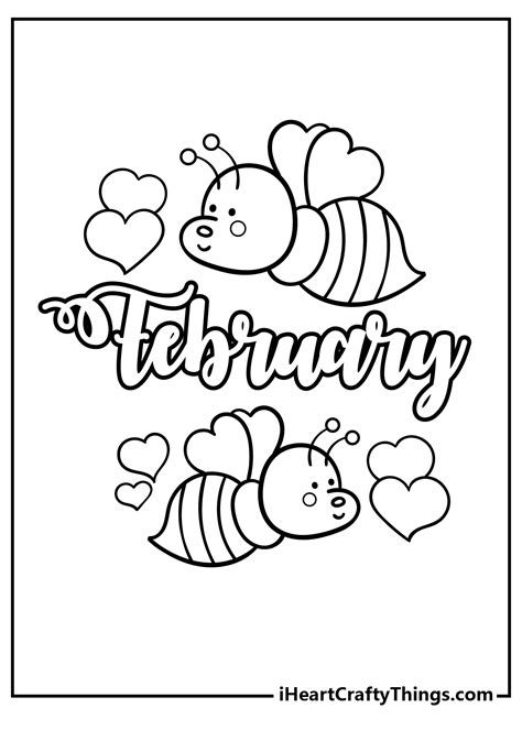 Kids February Coloring Pages [2025]