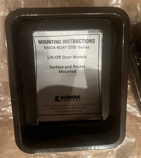 Knox Box 3200 Series Security Box - Aluminum (1650) for sale online | eBay