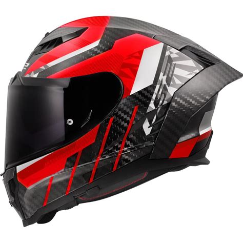 LS2 Dragon Trax Red Crash Helmet Available from Farkham Hall Stores ...