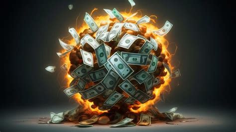 Image result for Exploding Money