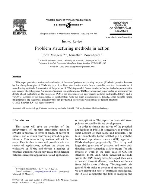 Image result for Problem Structuring Methods Soda