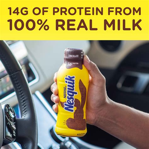 Nesquik Chocolate Milk Bottle