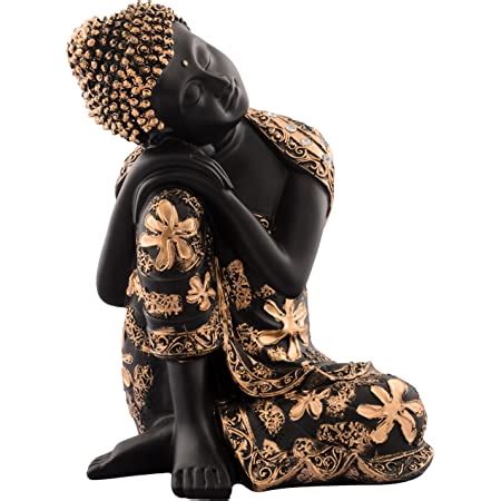 Buy eCraftIndia Pleasing Buddha on Knee Polyresin Showpiece (16.25 cm x ...