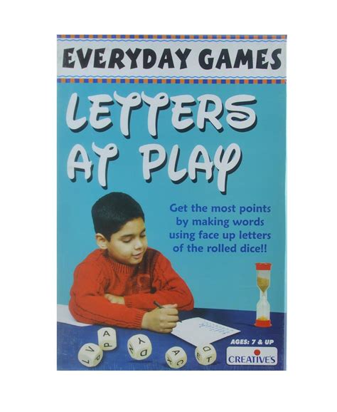 Buy Creative Educational Aids 1049 Everyday Games - Letters at Play ...