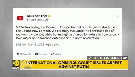 ICC judges issue arrest warrant for Vladimir Putin over alleged war ...