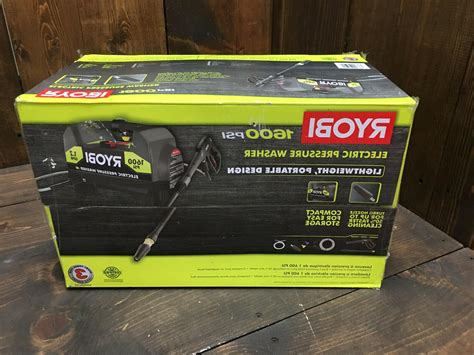 Ryobi 1600psi Electric Pressure Washer Lightweight Portable Design