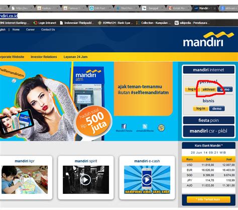Mandiri Internet Banking 的图像结果