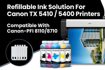 Ink for Canon TX 5410, TX 5400, TX 5310, TX 5300, TX 5200