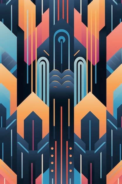 Abstract seamless pattern design | AI-generated image