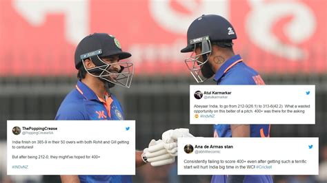 "India bottled up a 400 score here" - Fans bemoan batting collapse ...