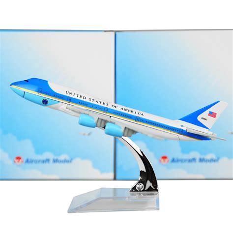 Buy Lose Fun Park Airplane Models Airforce One Boeing B747 16cm Metal ...