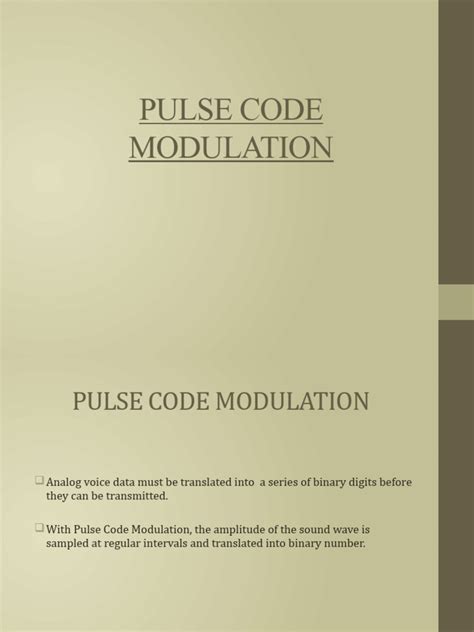 Image result for Pulse Code Modulation Tutorial Point