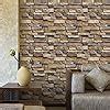 Univocean Brick Stone Design Wallpaper, Self-Adhesive Wall Poster, Wall ...