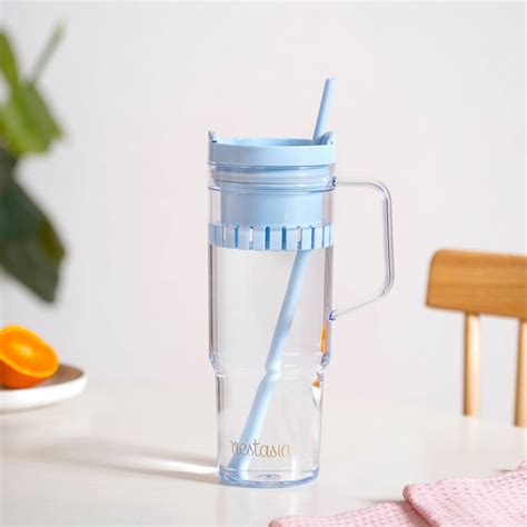 Fruit Infuser Water Bottle With Straw And Ergonomic Handle 1210ml ...