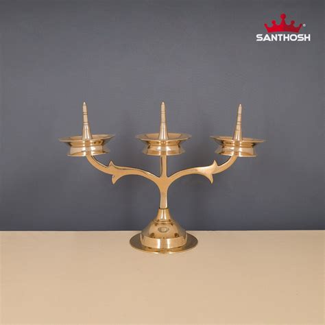 Brass Kavara/Kerala Jhad Vilakku – 12.7 Inch Length | Brass Jhalar Sty ...