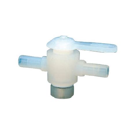 フロンケミカル PFA二方バルブ NR0025－004の通販｜カウネット