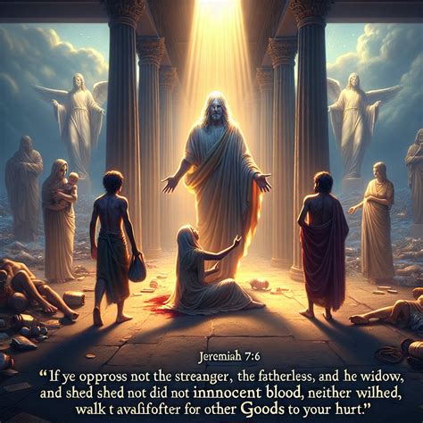 What does Jeremiah 7:6 mean? | Bible Art