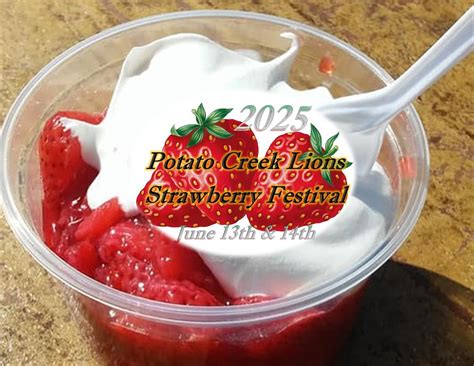 55th Annual Potato Creek & Lions Strawberry Festival, Intersection of ...