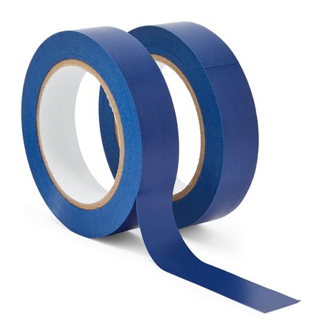 2 Rolls Vinyl Pinstripe Tape, 1-Inch x 36 Yards Gym Floor Tape for ...