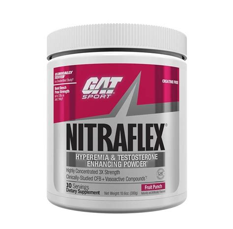 tag Gat Nitraflex Testosterone Enhancing Pre Workout Dietary Supplement ...