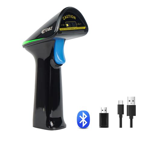 OBZ 2D Bluetooth Barcode Scanner, 2.4Ghz Wireless Barcode Scanner ...