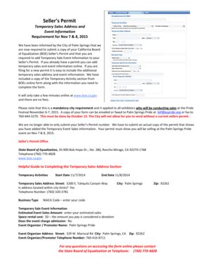 Fillable Online B2015b Sales bPermitb Information and Instructions ...