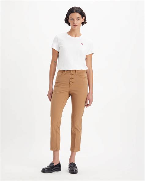 724™ High-waisted Crop Jeans - Brown | Levi's® DE
