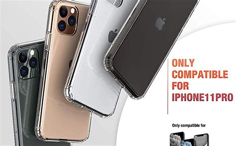 Vaku Luxos® Back Cover Case for iPhone 11 Pro, Transparent Glassy Hard ...