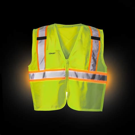 Coast Yellow Polyester High Visibility (Ansi Compliant) Enhanced ...