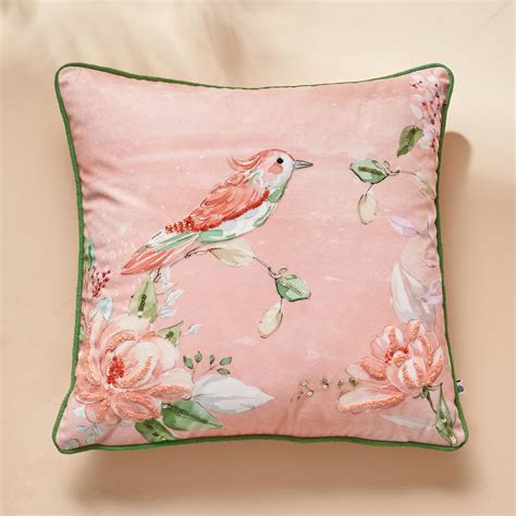 Buy Extravagance Moksha Embellished Cushion Cover - 40x40cm from Home ...