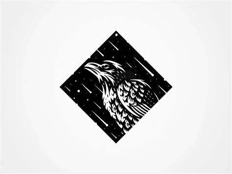 Eagles Watching Shooting Stars Logo - Branition