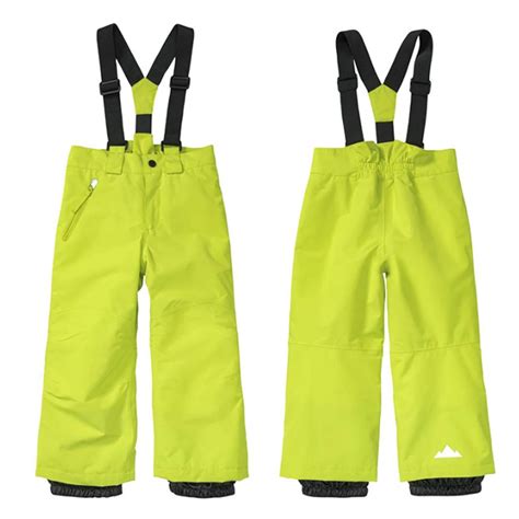 Toddler Snow Pants Insulated Snow Bib Overalls Warm Pants for Boys ...