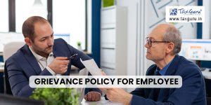 Grievance Policy For Employees