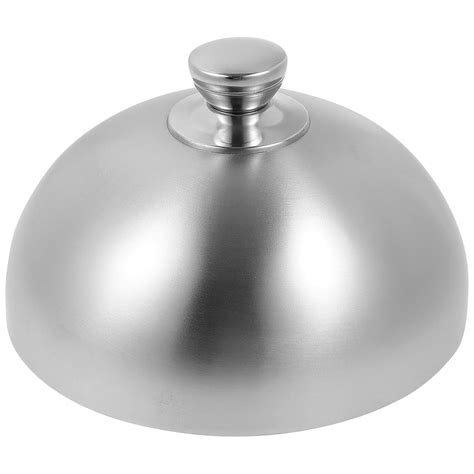 UPKOCH Stainless Steel Restaurant Cloche Serving Dish Food Cover Dome ...