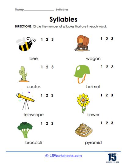 Syllables Worksheet Solved 的图像结果