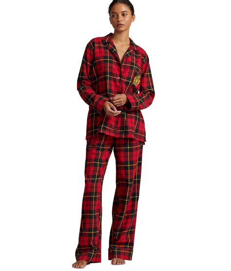 Polo Ralph Lauren The Madison Brushed Cotton Pajama Set & Reviews ...