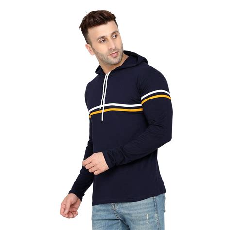 Buy UKY COLLECTION Men's Stylish Hoodies Regular Fit T-Shirts and Solid ...