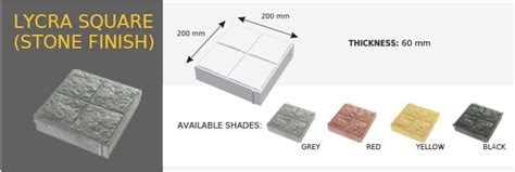 Lycra Finish Designer Blocks & Tiles Manufacturer, Supplier from Navi ...