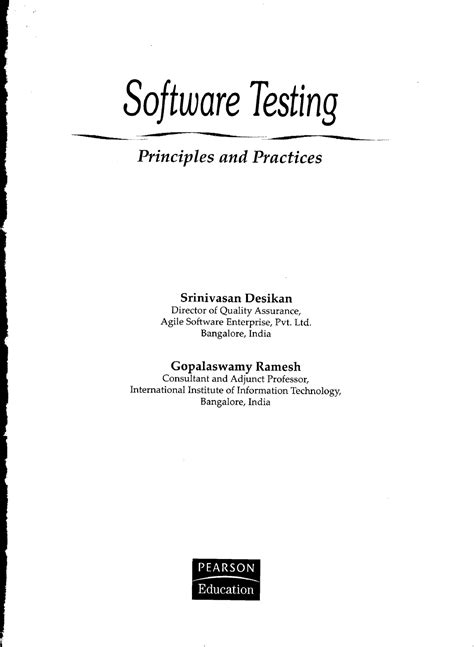 Software testing notes - Software Testing Principles and Practices ...