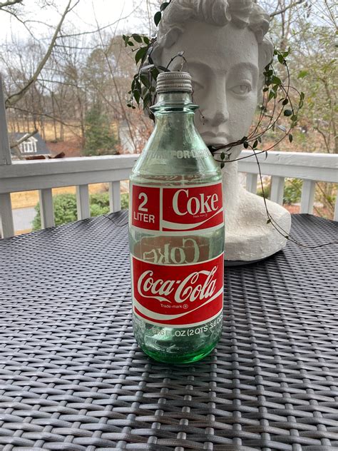 2 Liter Glass Coke Bottle
