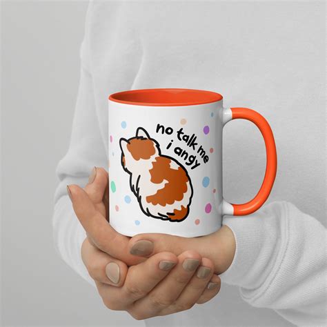 The Original No Talk Me I Angy Cat Meme Coffee Mug Funny - Etsy Canada