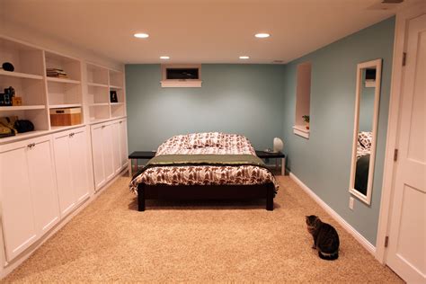 basement ideas with bedroom