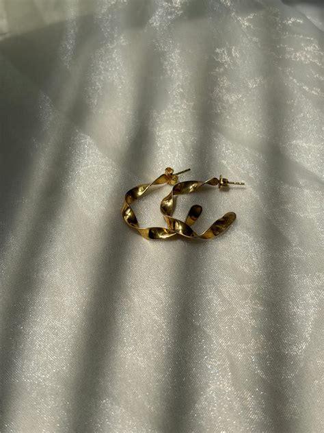 Twisted Hoops | Gold Plated 92.5 Silver Statement Earrings