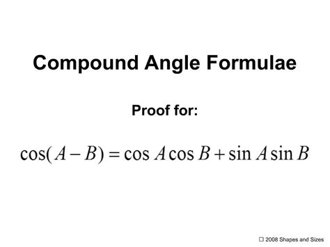 Compound Angle Formulae 的图像结果