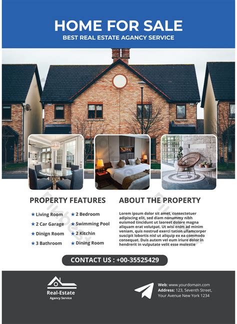 Professional Real Estate Flyers 的图像结果