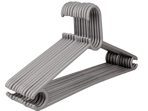 RATAN PLASTICWARE Reva 12 pcs Set -Silver | Durable Non-Slip Wardrobe ...