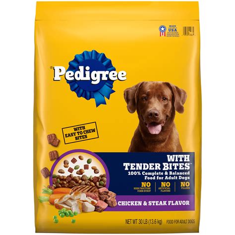 Pedigree with Tender Bites Complete Nutrition Adult Dry Dog Food ...